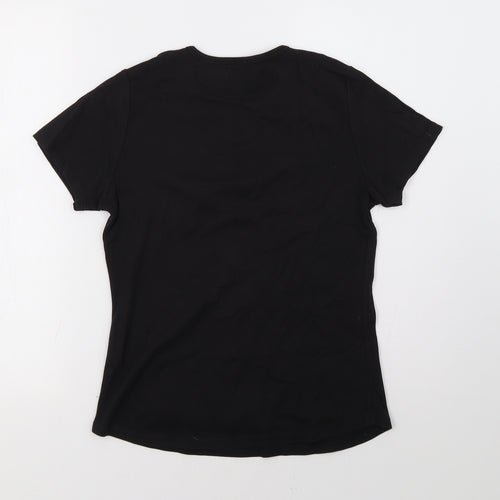 bonmarch Womens Black   Basic T-Shirt Size S