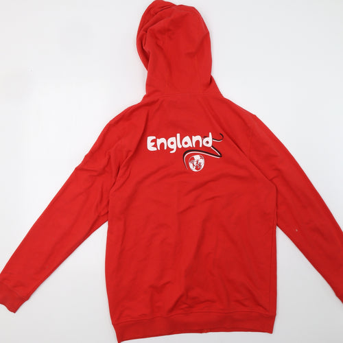 fifa world cup brasil Mens Red   Full Zip Hoodie Size L