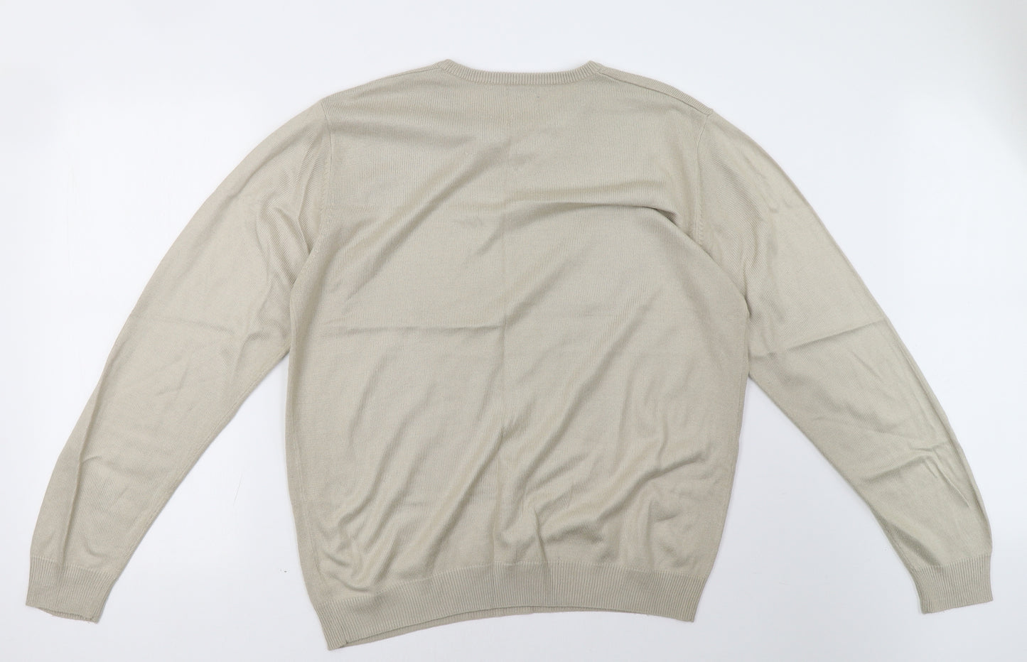 West Rock Mens Beige   Pullover Sweatshirt Size M