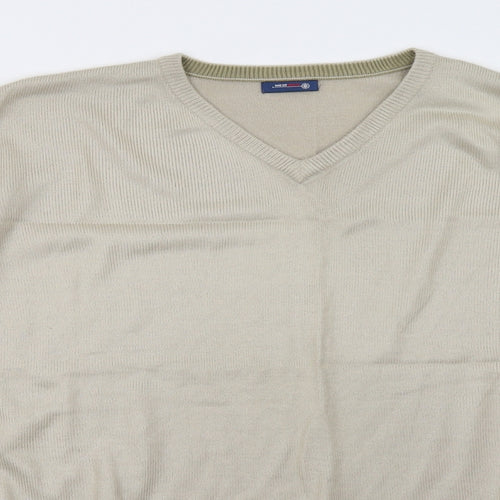 West Rock Mens Beige   Pullover Sweatshirt Size M