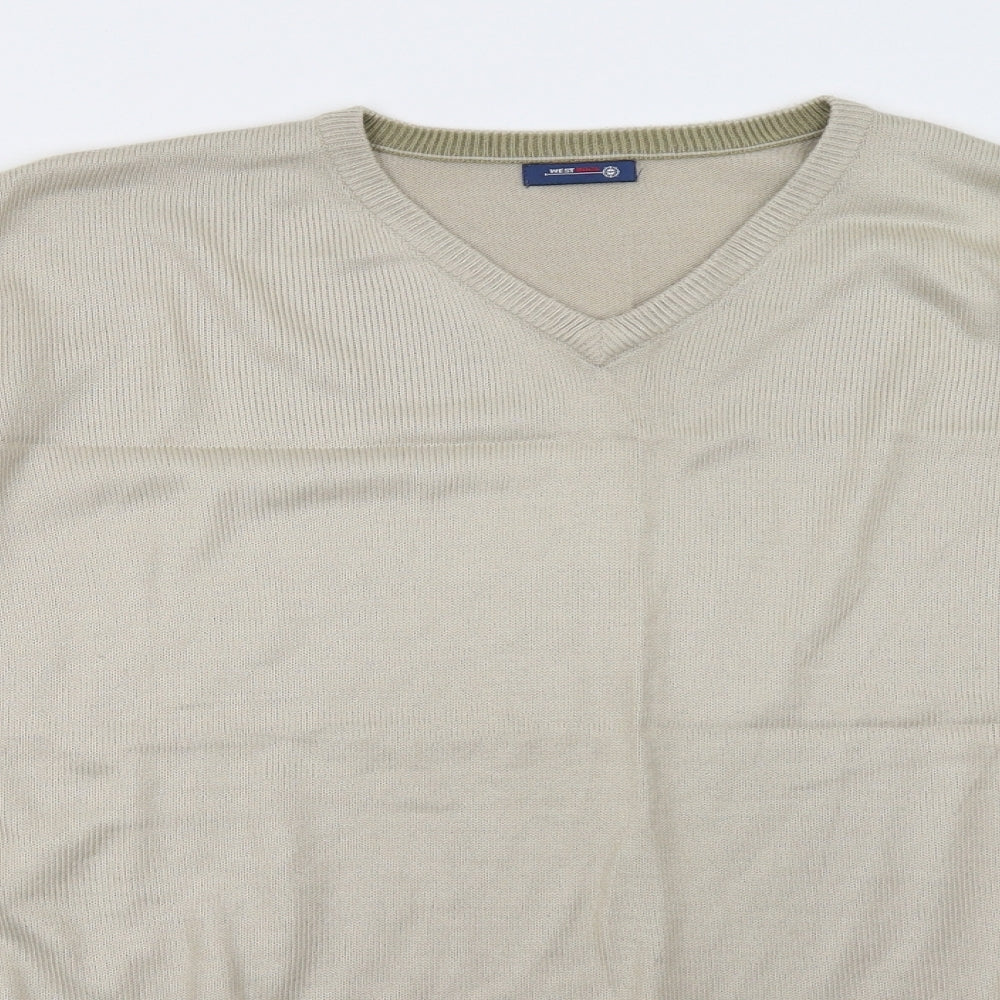 West Rock Mens Beige   Pullover Sweatshirt Size M