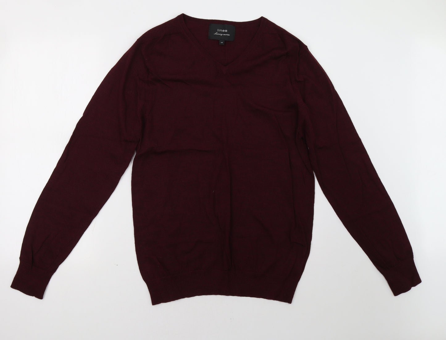 Linea Mens Red   Pullover Sweatshirt Size M