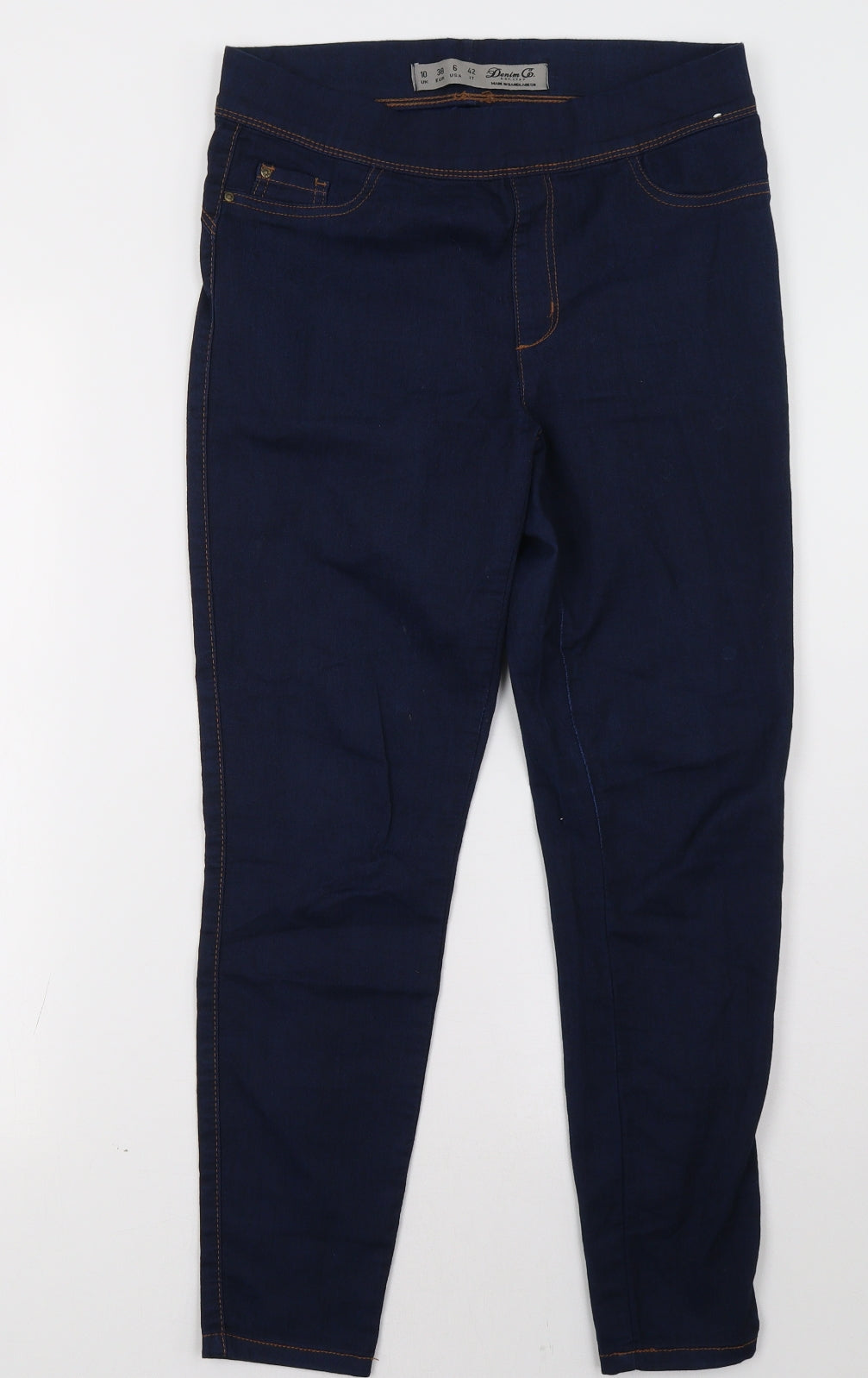 Primark Womens Blue   Jegging Trousers Size 10 L28 in
