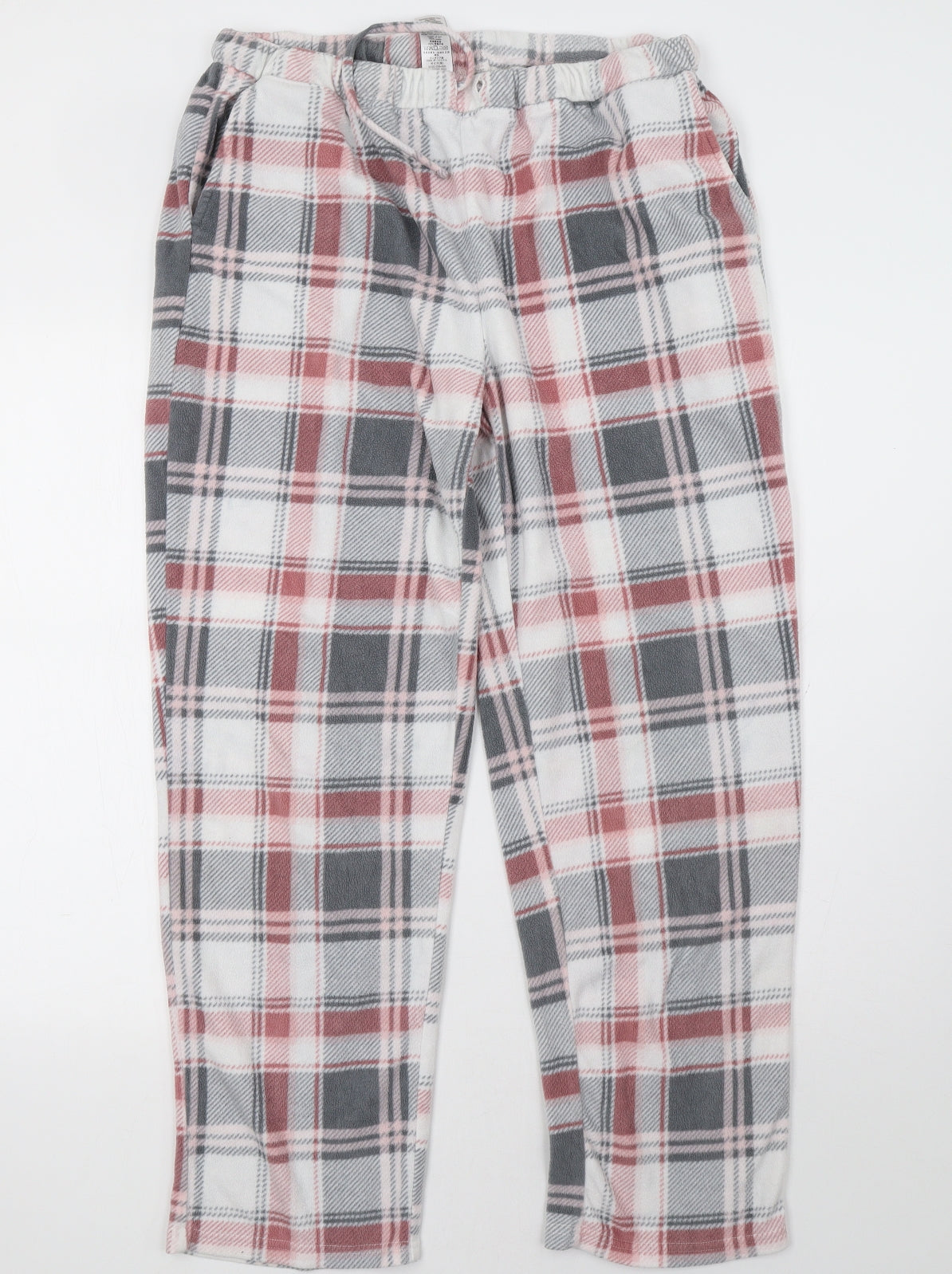 NEXT Womens Pink Check   Pyjama Pants Size L