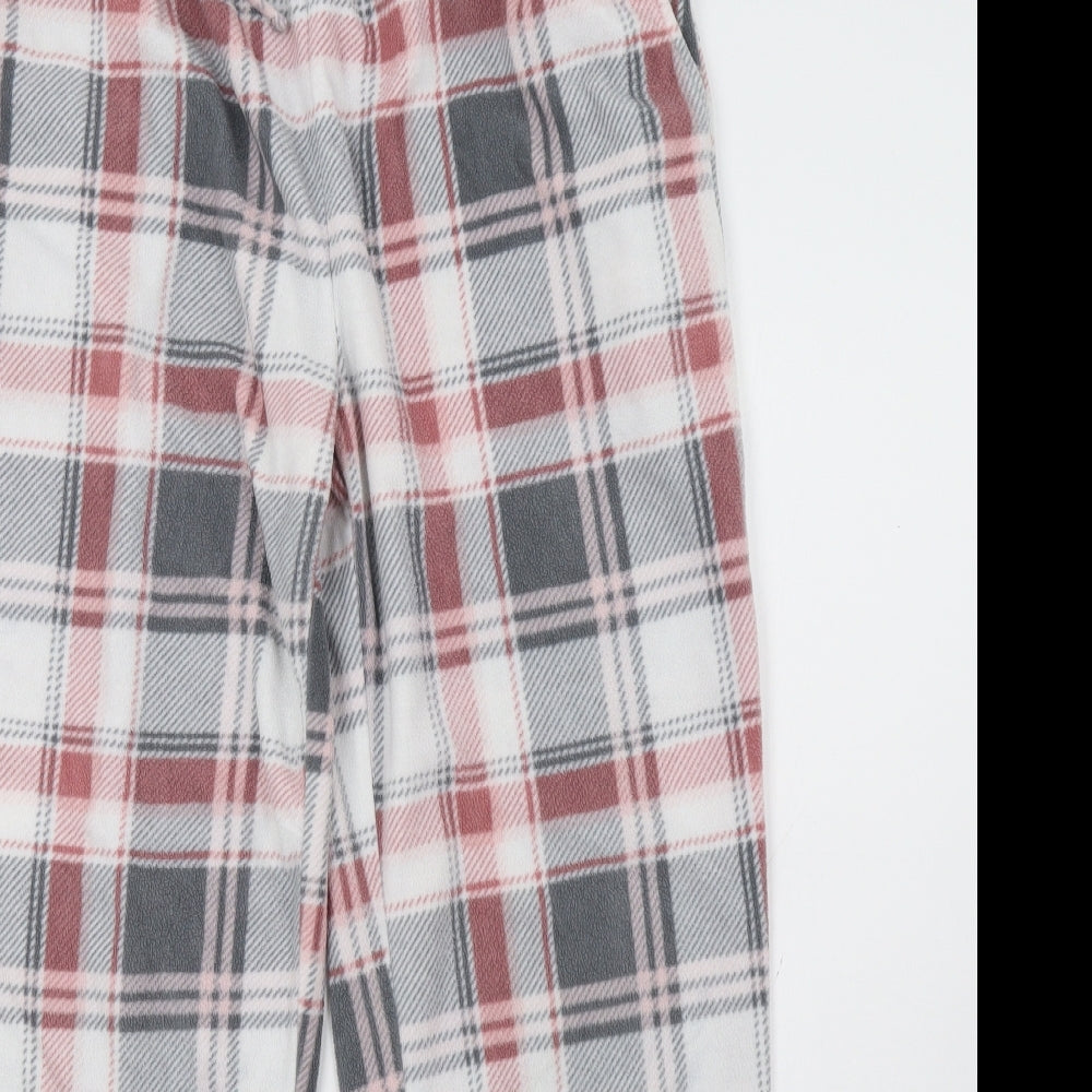 NEXT Womens Pink Check   Pyjama Pants Size L