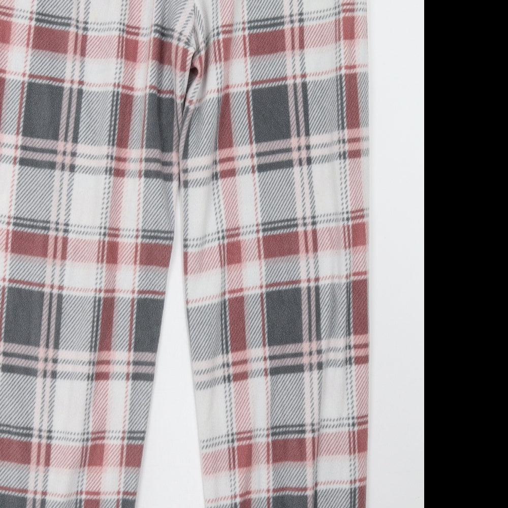 NEXT Womens Pink Check   Pyjama Pants Size L