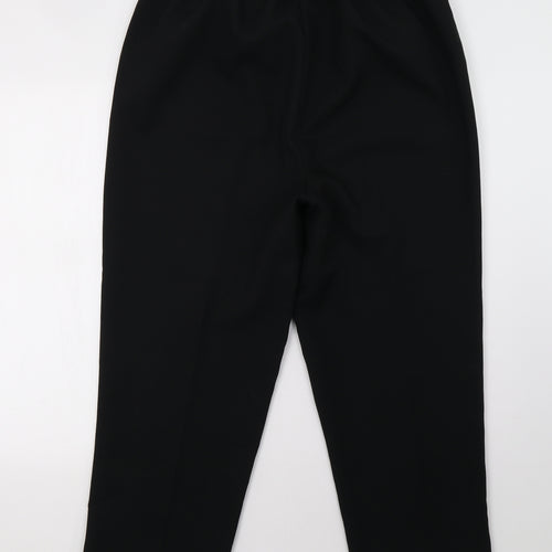 BM Womens Black   Trousers  Size 16 L30 in
