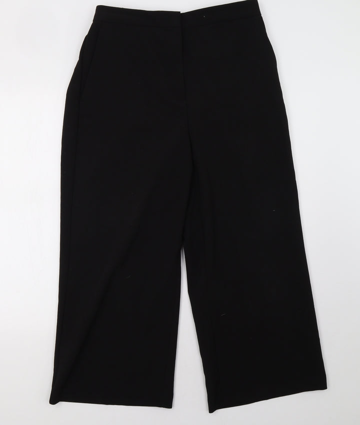 zar Womens Black Trousers Size 12 L29 in