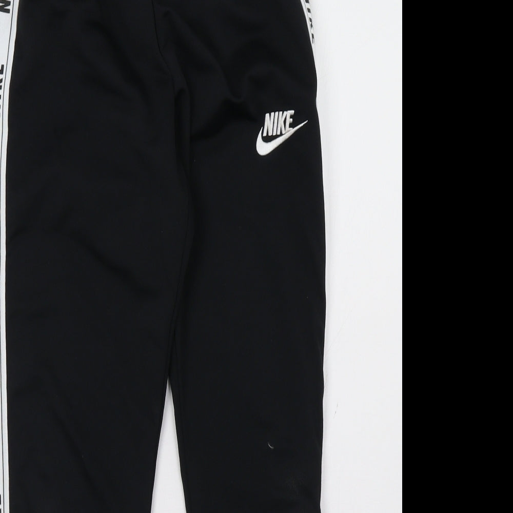 Nike Boys Black   Jogger Trousers Size L