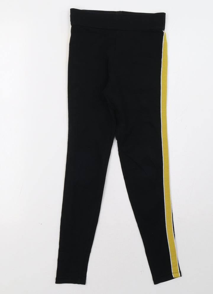 New Look Girls Black   Sweatpants Trousers Size 9 Months
