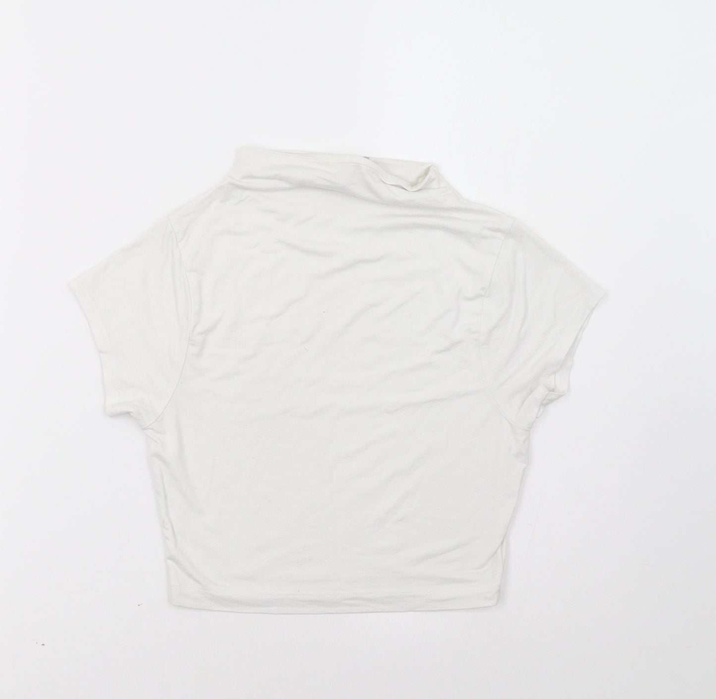 ASOS Womens White   Cropped T-Shirt Size 6