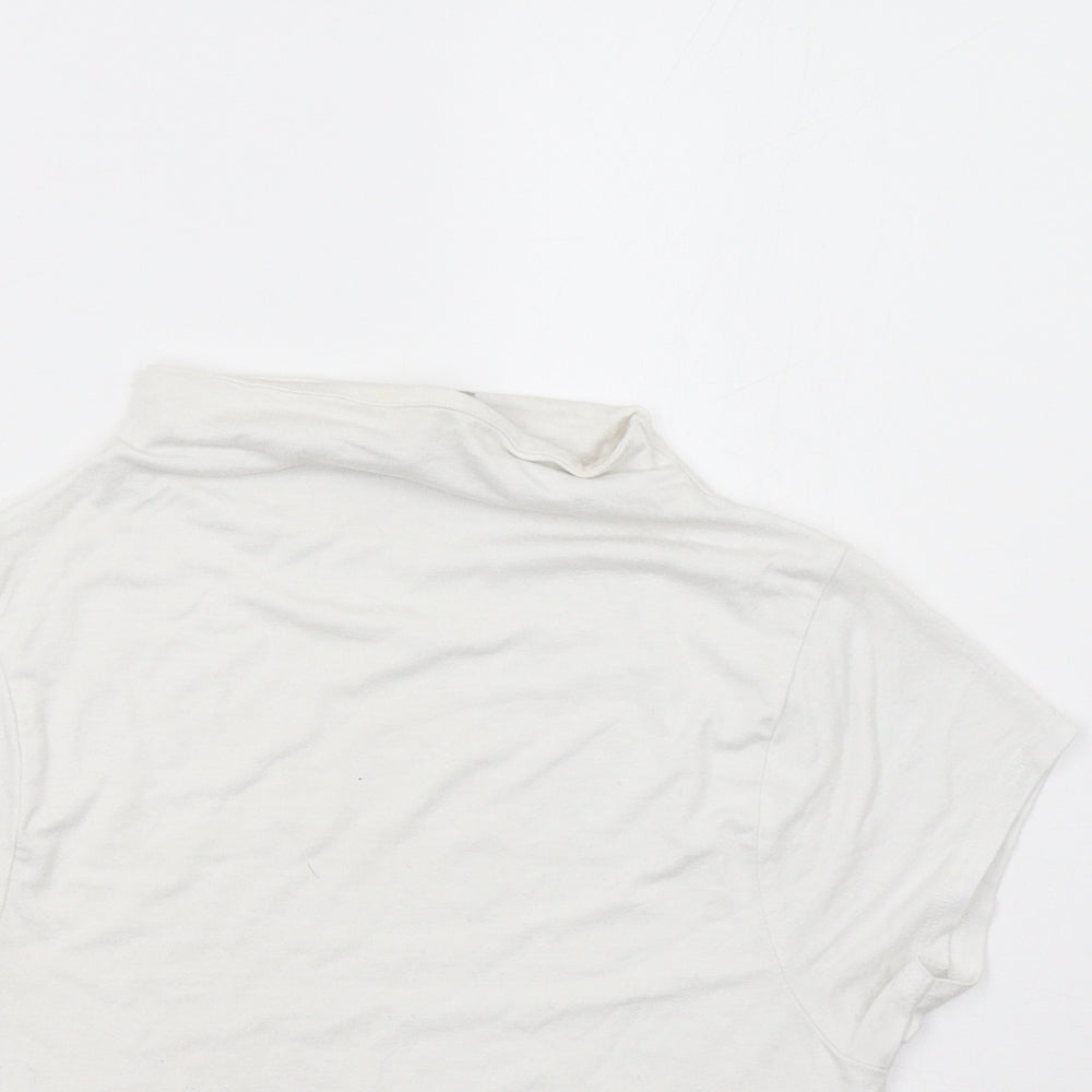 ASOS Womens White   Cropped T-Shirt Size 6