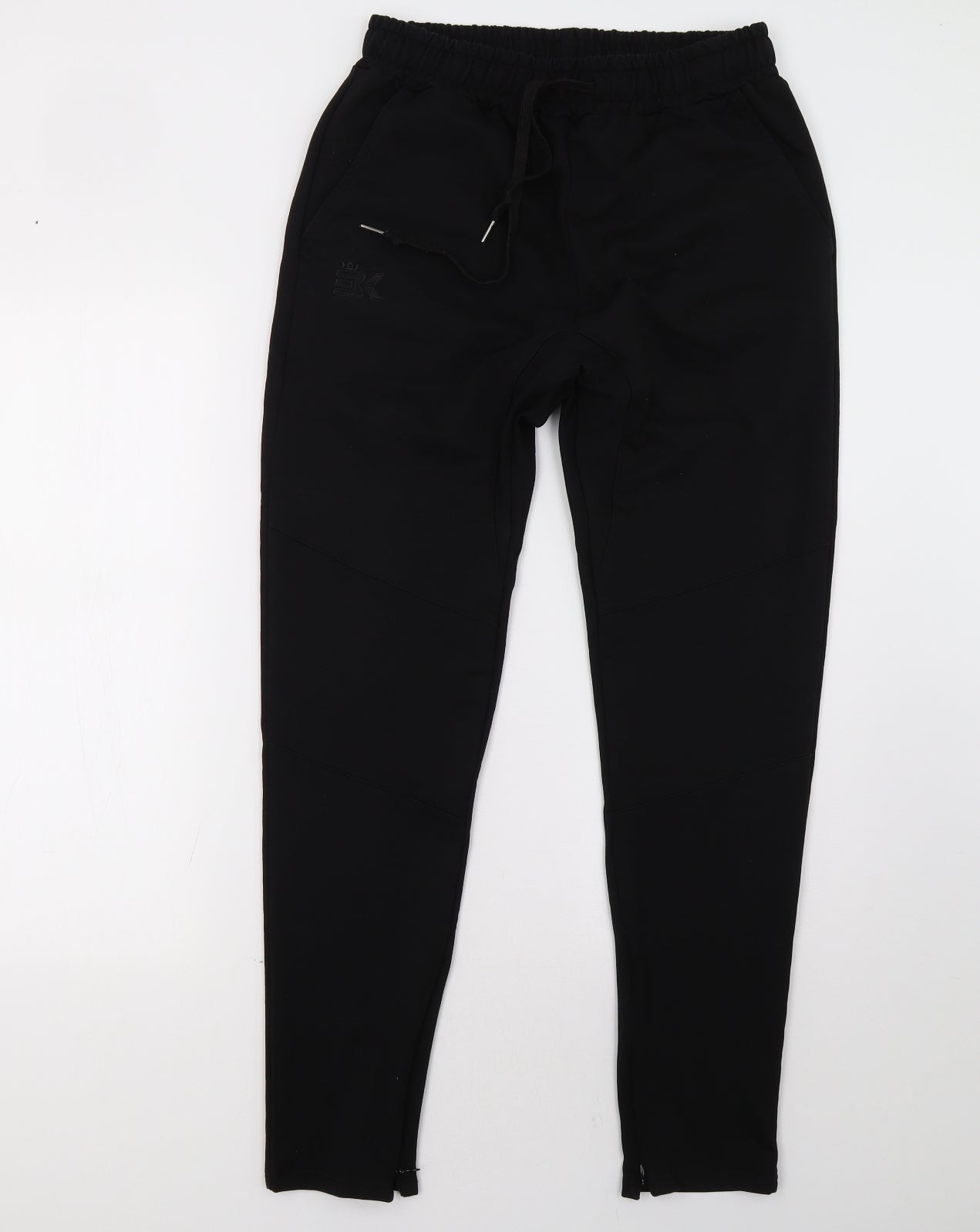 bk  Mens Black   Jogger Trousers Size M L32 in