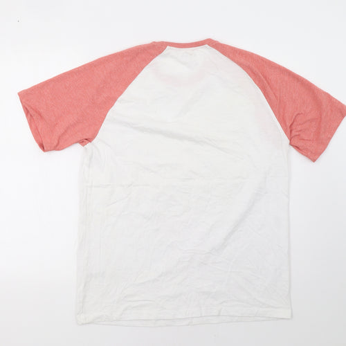 Matalan Mens White    T-Shirt Size L