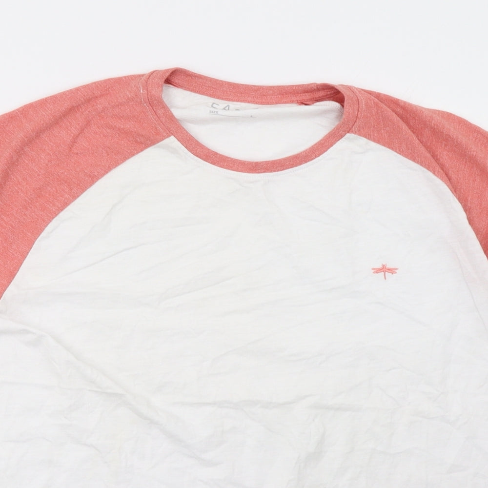 Matalan Mens White    T-Shirt Size L
