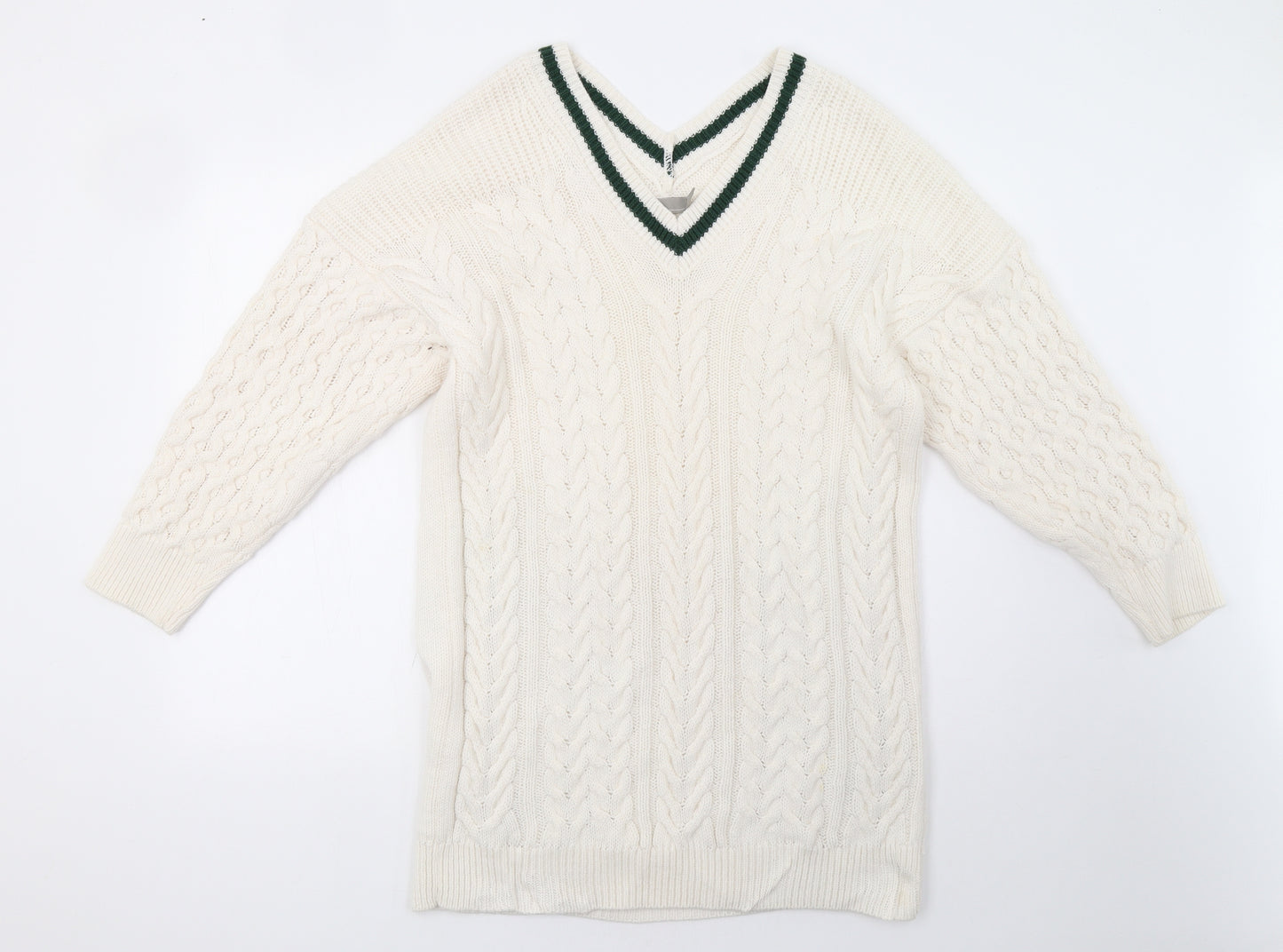 ASOS Womens White  Knit A-Line  Size 10