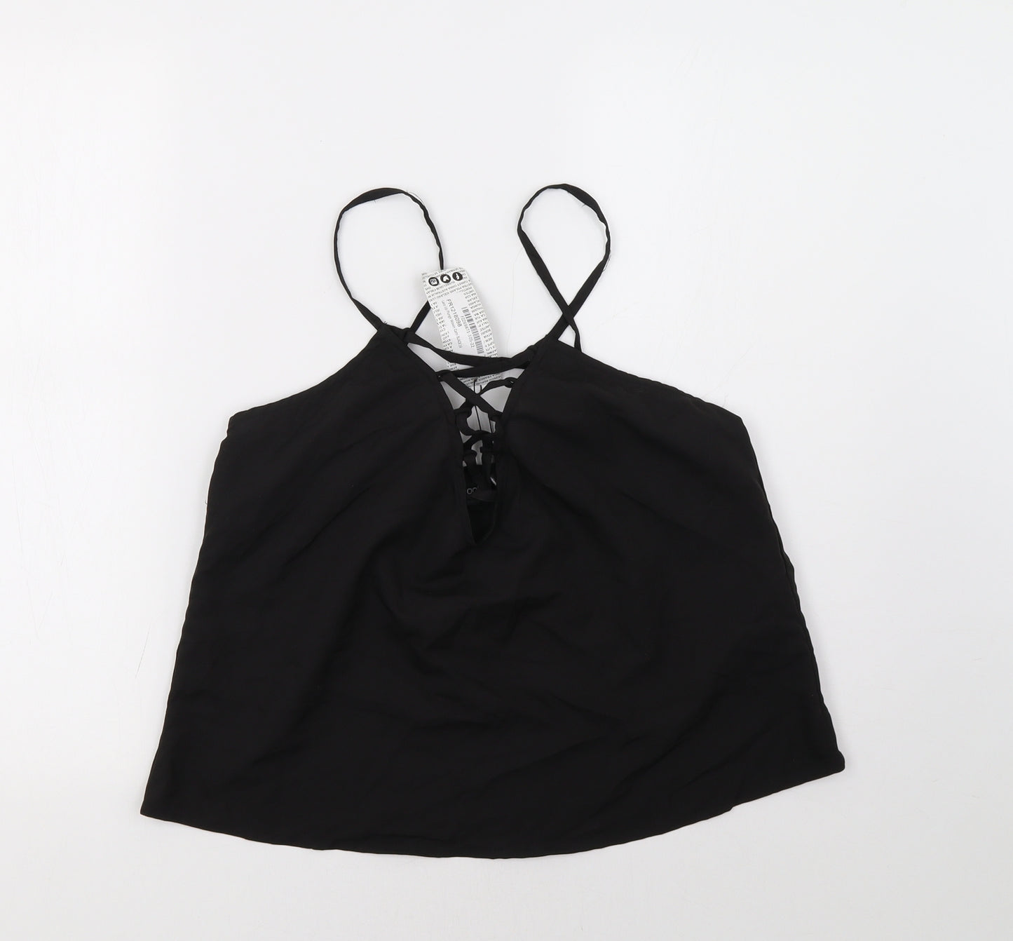 Boohoo Womens Black   Basic Tank Size 14