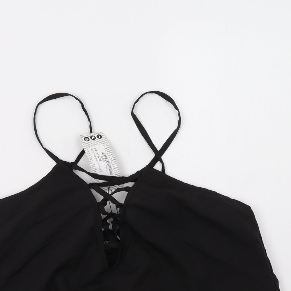 Boohoo Womens Black   Basic Tank Size 14