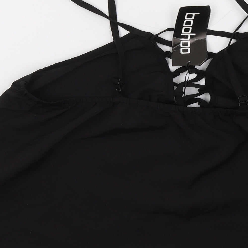 Boohoo Womens Black   Basic Tank Size 14