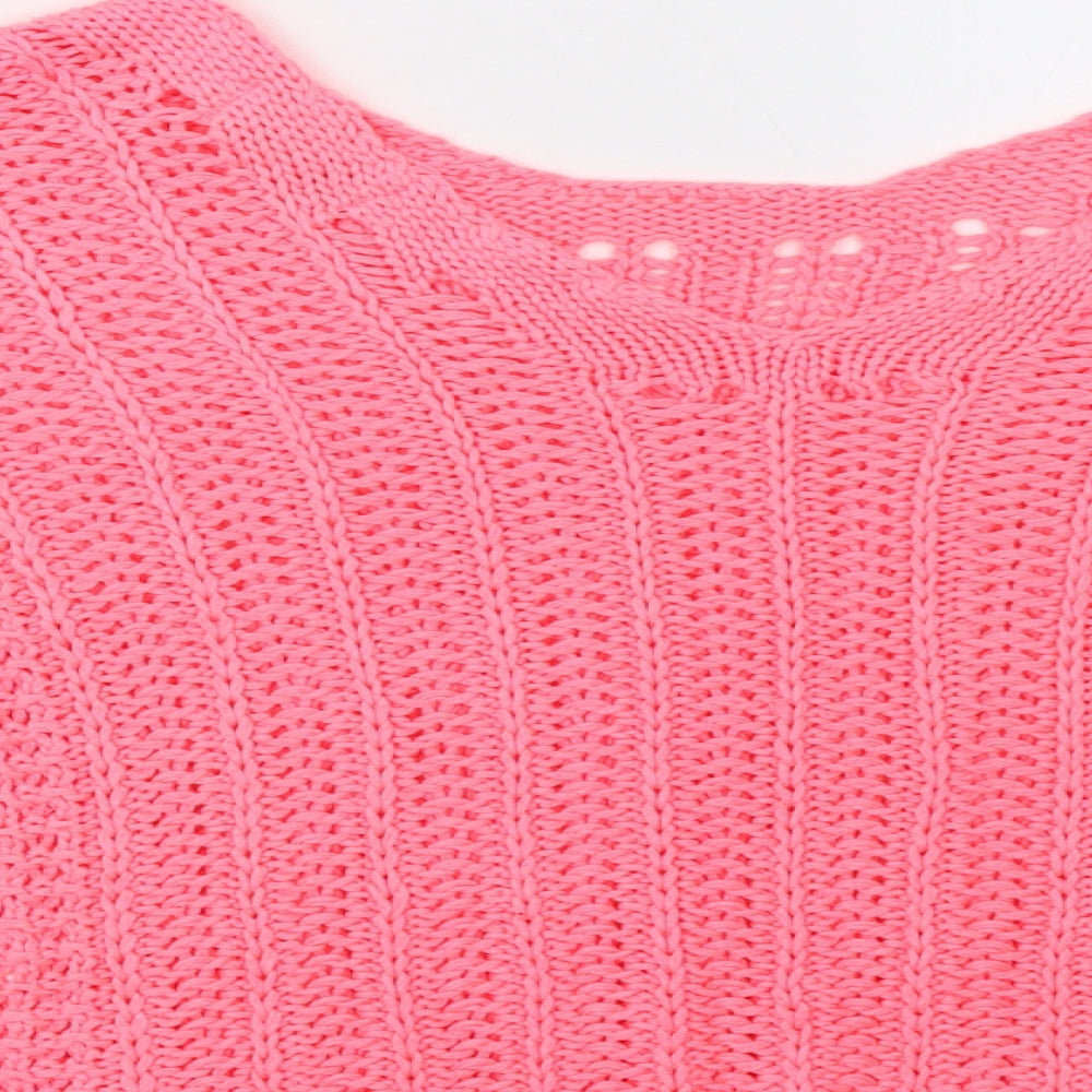 NEXT Womens Pink   Pullover Sweatshirt Size S