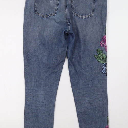 Sainsburys Womens Blue   Straight Jeans Size 8 L29 in