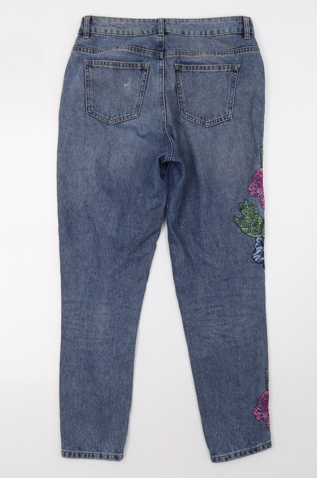 Sainsburys Womens Blue   Straight Jeans Size 8 L29 in
