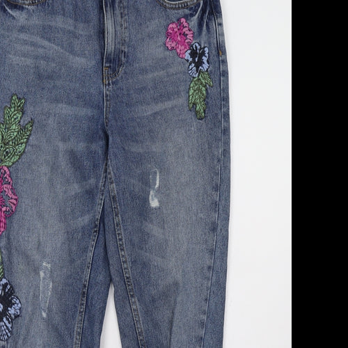 Sainsburys Womens Blue   Straight Jeans Size 8 L29 in