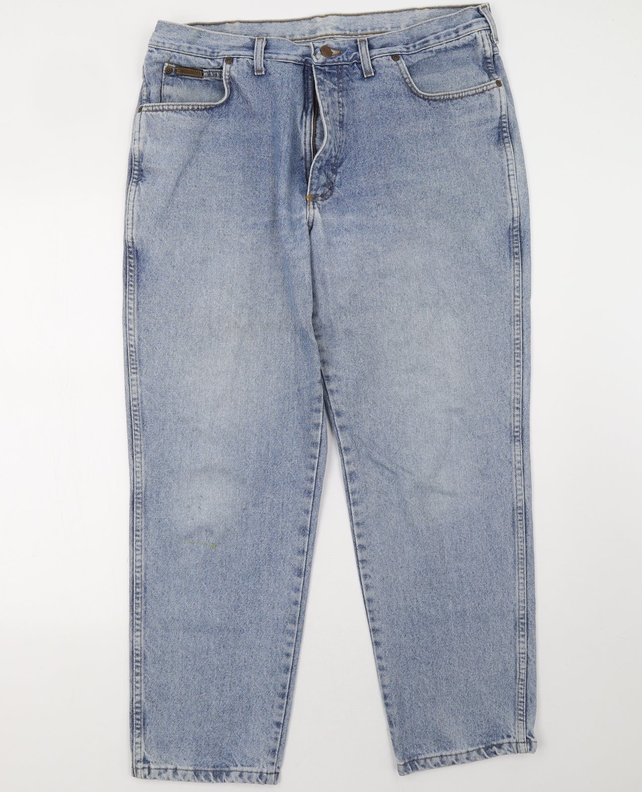 Wrangler Mens Blue   Straight Jeans Size 38 L30 in