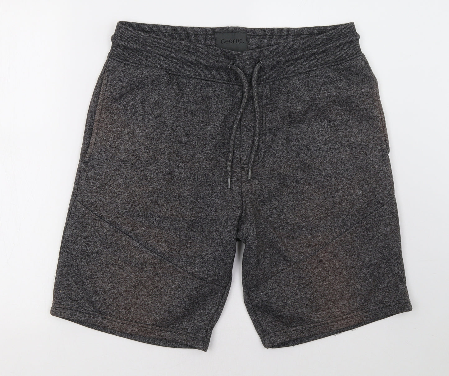 George Mens Grey   Sweat Shorts Size L