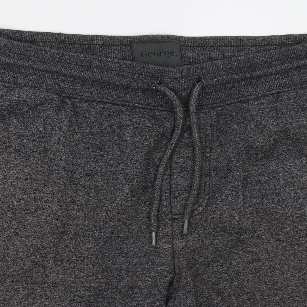 George Mens Grey   Sweat Shorts Size L