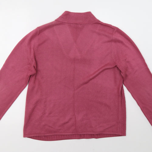 bm  Womens Pink   Pullover Sweatshirt Size M