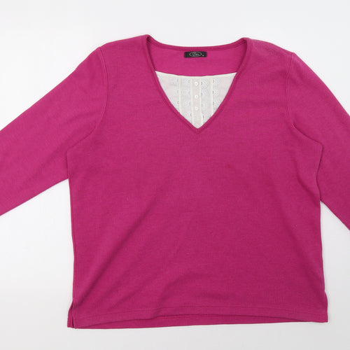 BM Womens Purple   Pullover Sweatshirt Size M