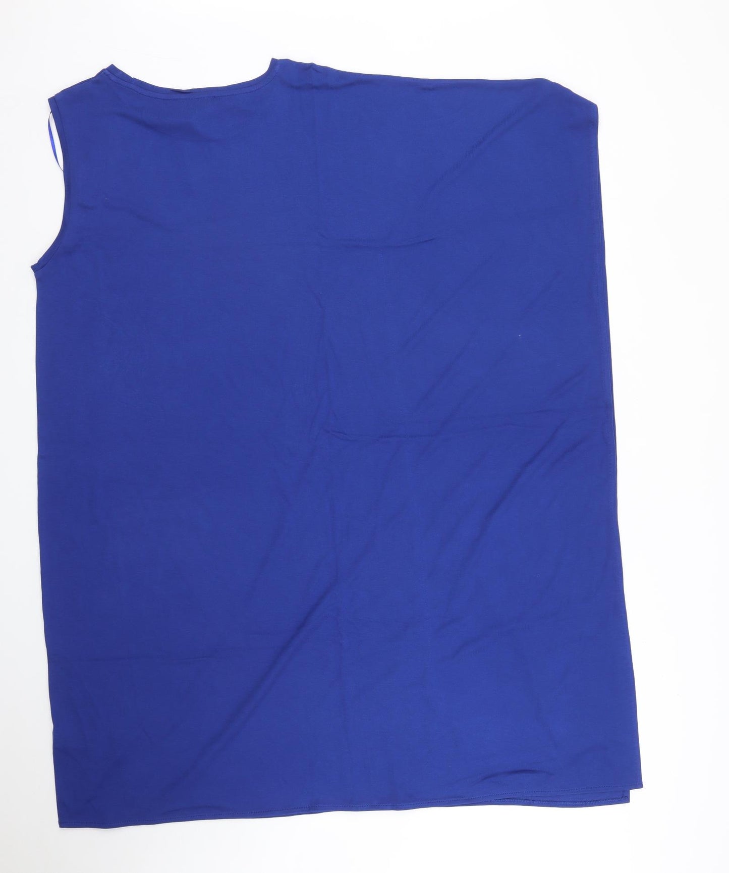 M&S Womens Blue   Basic Blouse Size 12