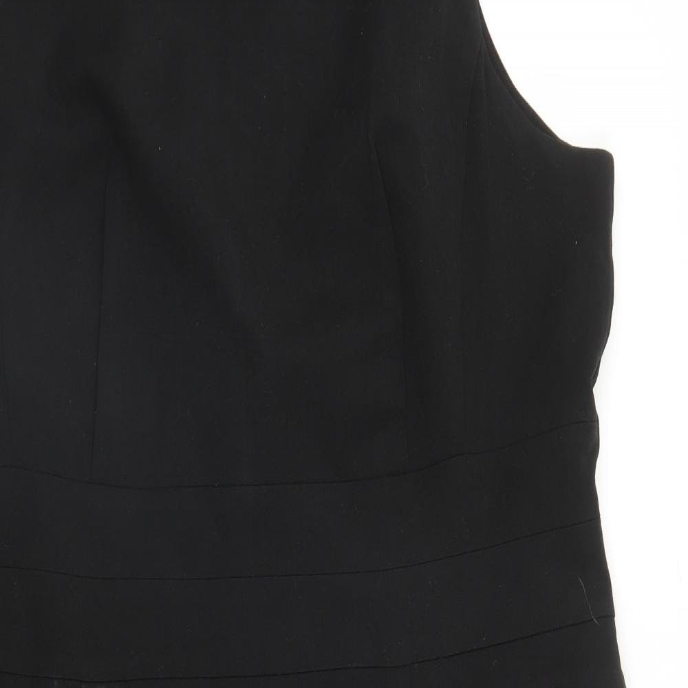 Per Se Womens Black   Sheath  Size 20