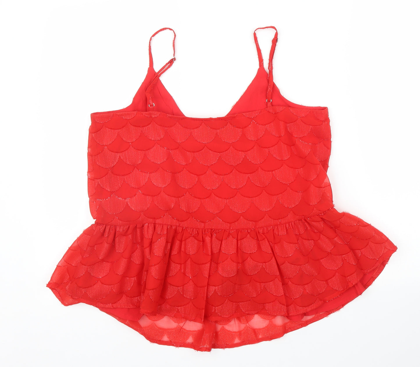 Moves Womens Red   Camisole Blouse Size M