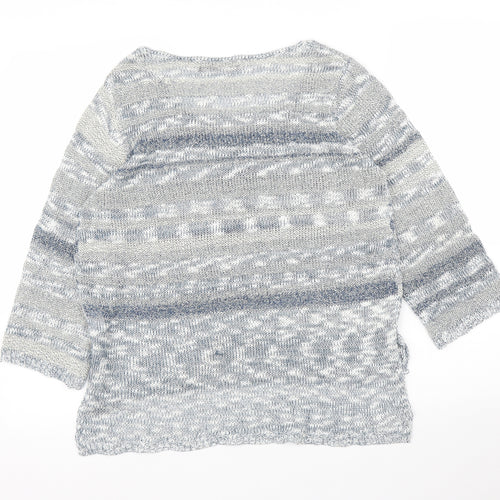 Just Elegance Womens Blue   Pullover Jumper Size S