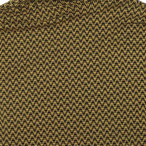 Preworn Womens Yellow Striped  Pullover Jumper One Size