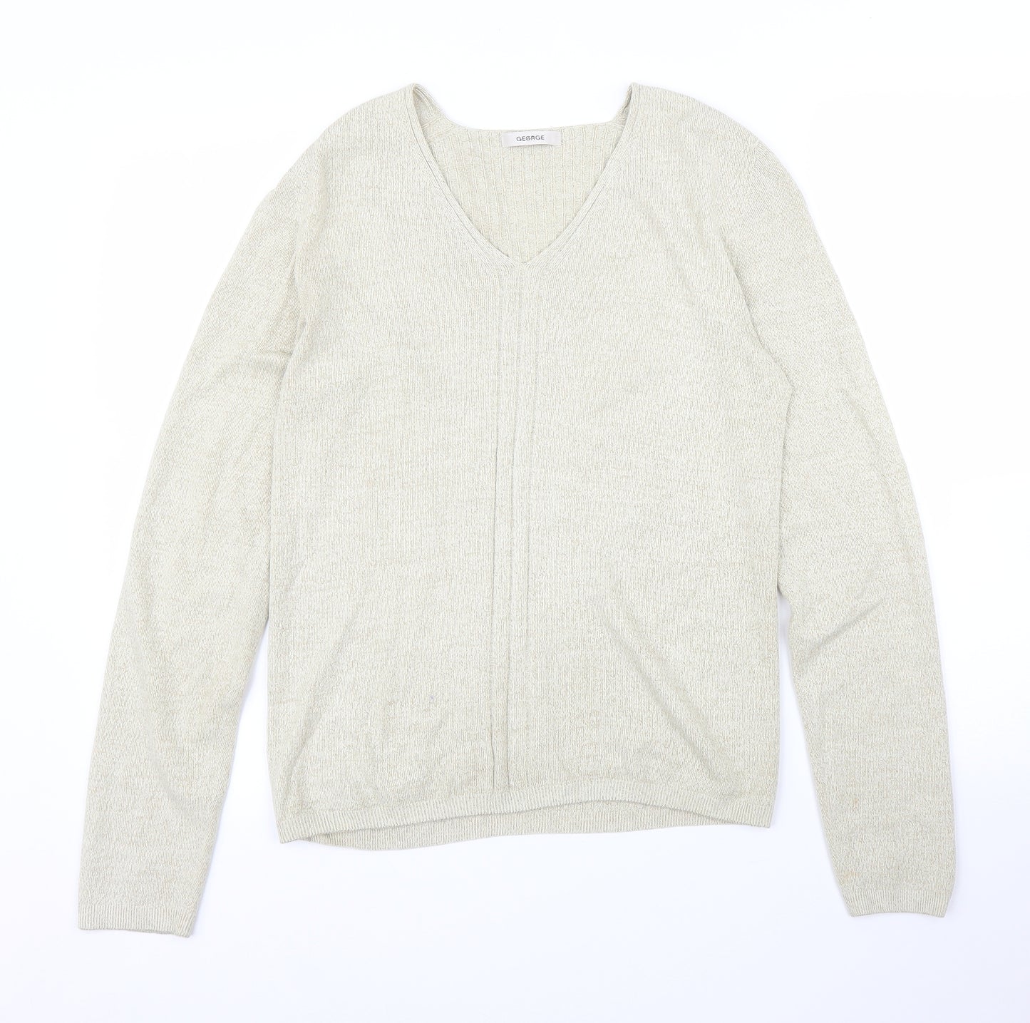 George Womens Beige   Pullover Jumper Size 14