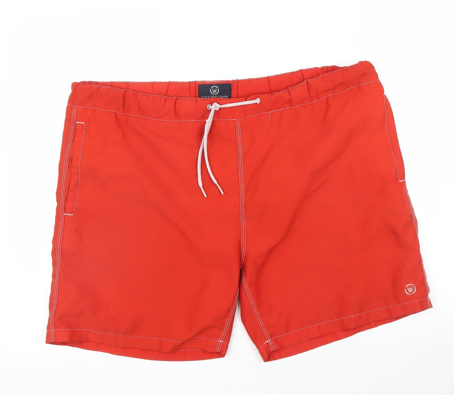 Duck & Cover Mens Red   Sweat Shorts Size XL