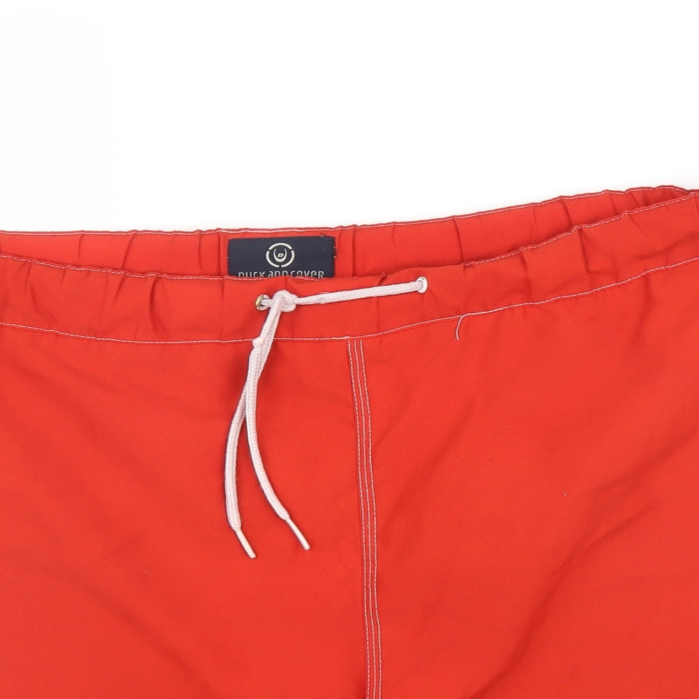 Duck & Cover Mens Red   Sweat Shorts Size XL