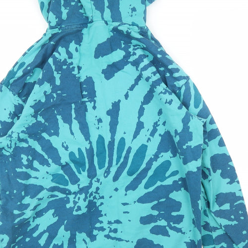 Gym Shark Mens Blue   Pullover Hoodie Size M  - Tie-Dye