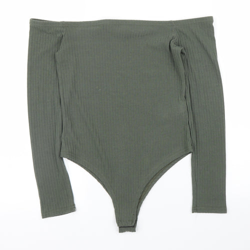 New Look Womens Green   Leotard One-Piece Size 10