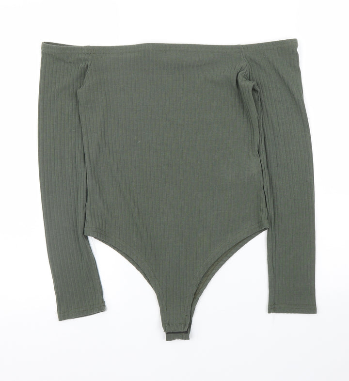 New Look Womens Green   Leotard One-Piece Size 10
