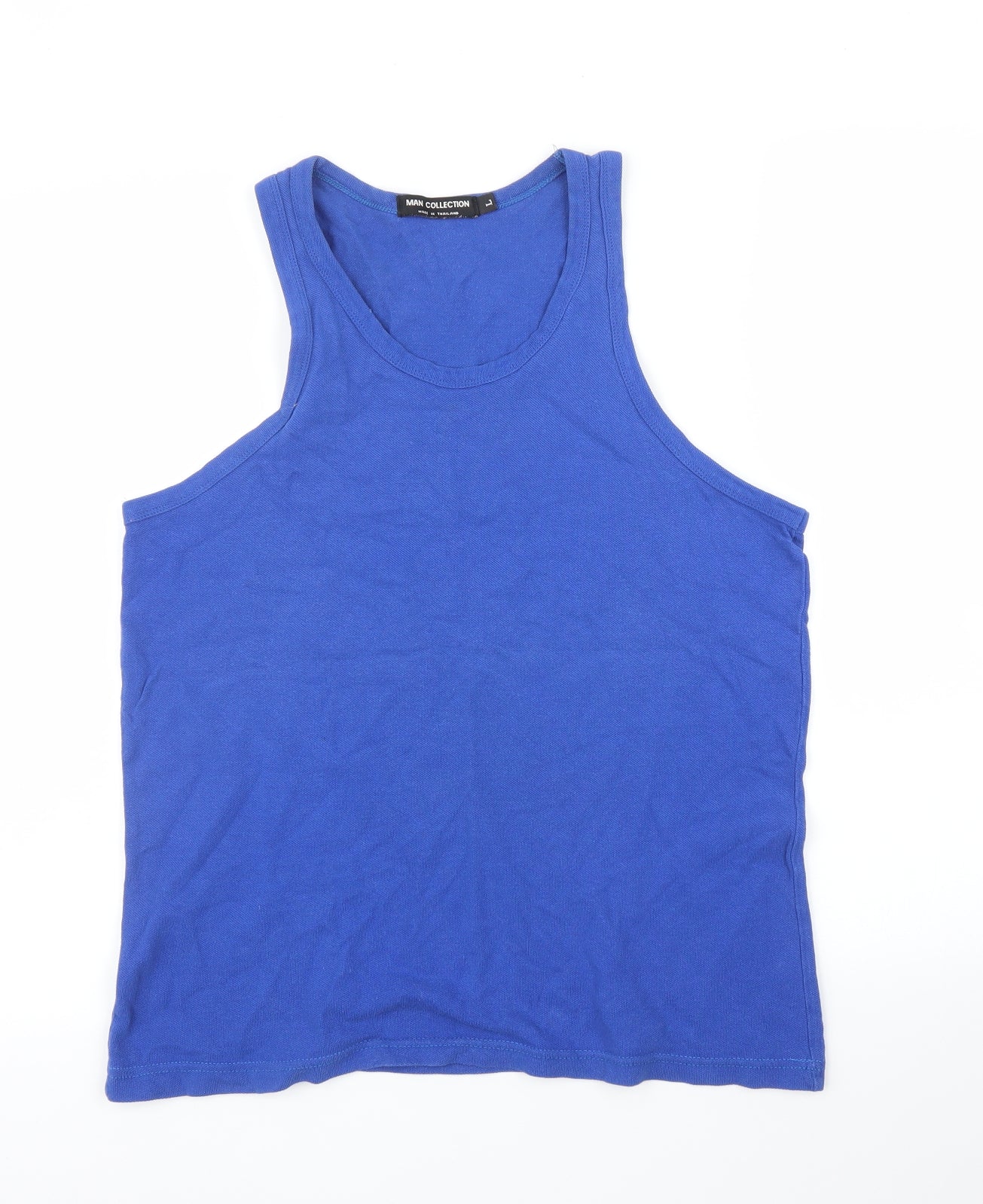 Collection Mens Blue   Basic Tank Size XL