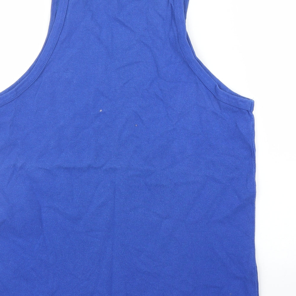 Collection Mens Blue   Basic Tank Size XL