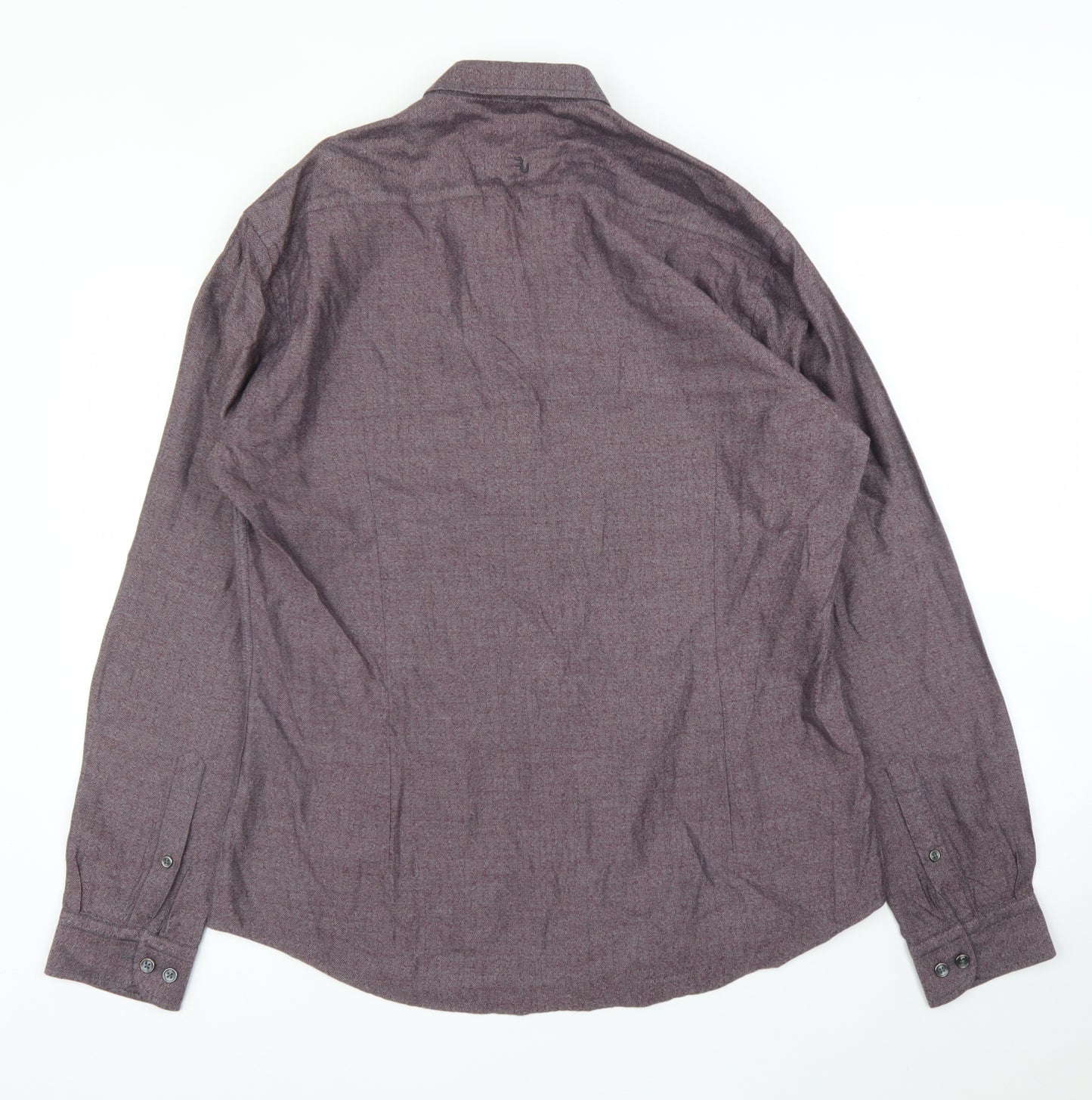Remus Uomo Mens Purple    Button-Up Size L