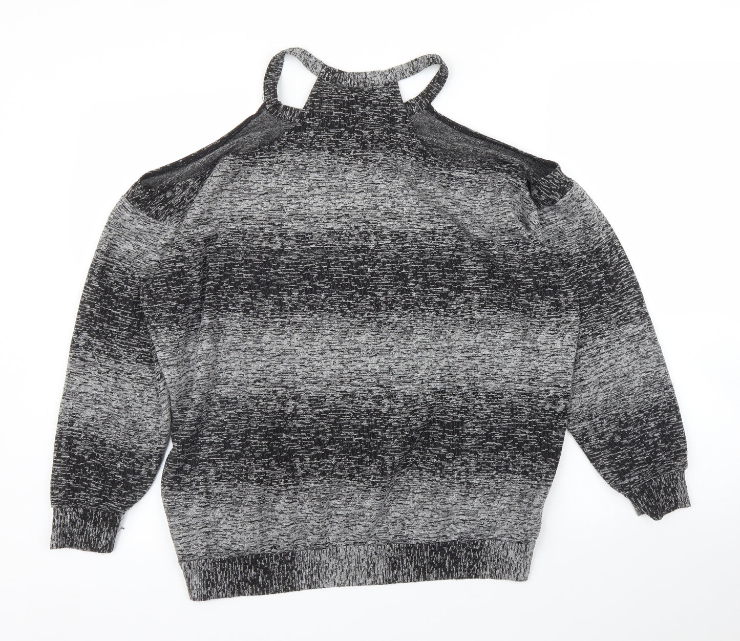 Sparkle & Fade Womens Grey   Pullover Jumper Size S