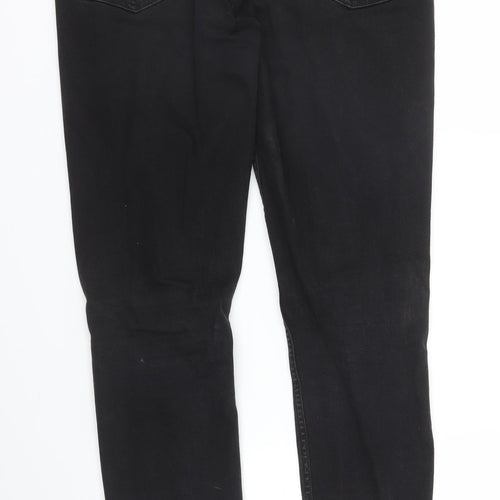 Topman Mens Black  Denim Skinny Jeans Size 30 in L31 in