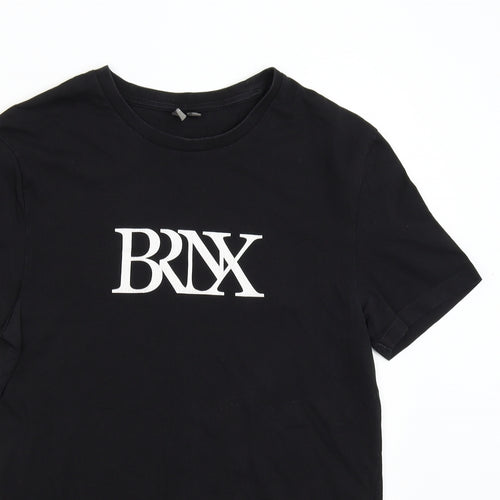 ASOS Womens Black   Basic T-Shirt Size L  - BRNX