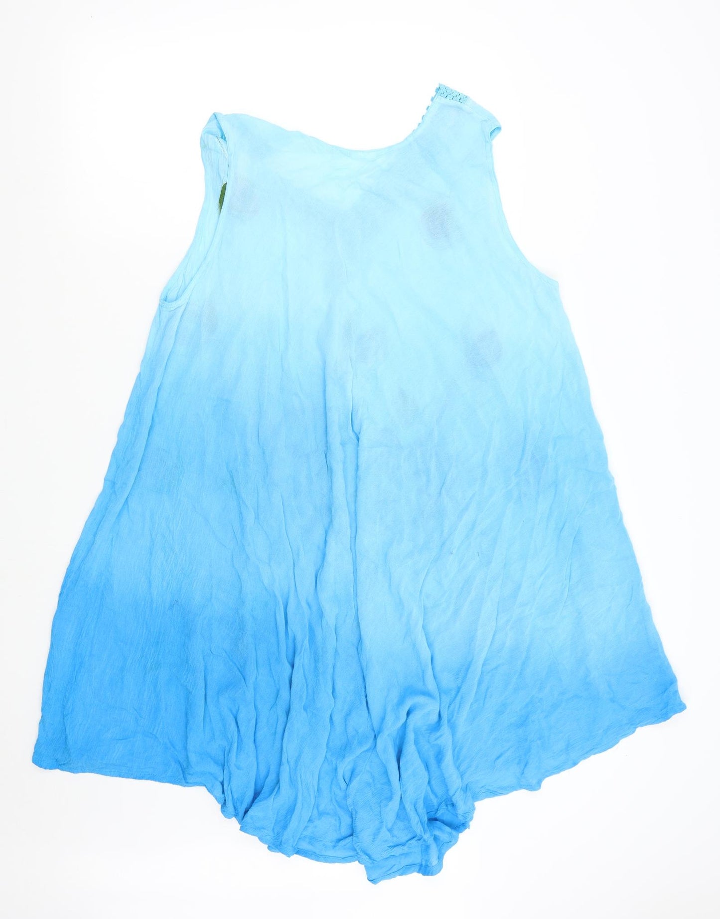 Preworn Womens Blue Floral  Slip Dress  One Size